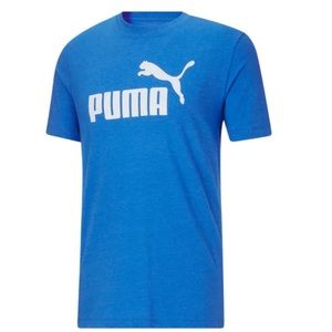 Puma ess Heather tee Big and tall size 4xlt Future Blue Heather